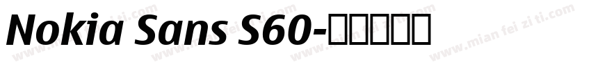 Nokia Sans S60字体转换